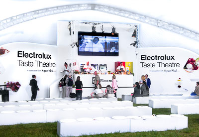 Stage graphics and signs for events and conferences from Perton Signs